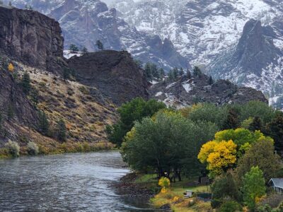 winter fly fishing the Missouri river