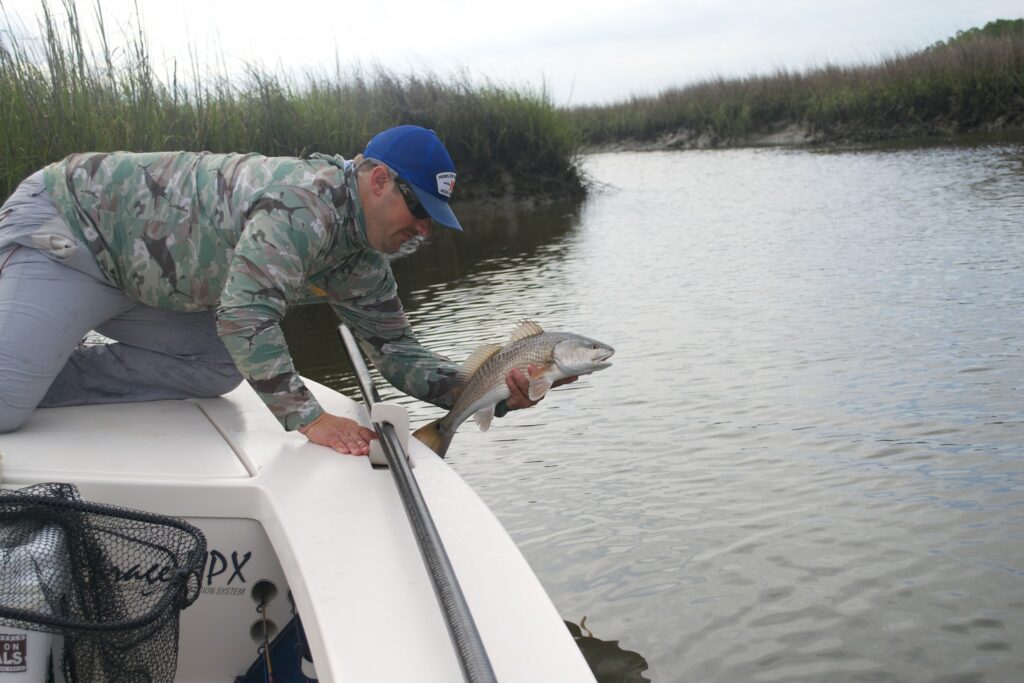 fly fishing for redfish