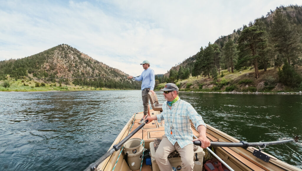 Fly fishing jet boat