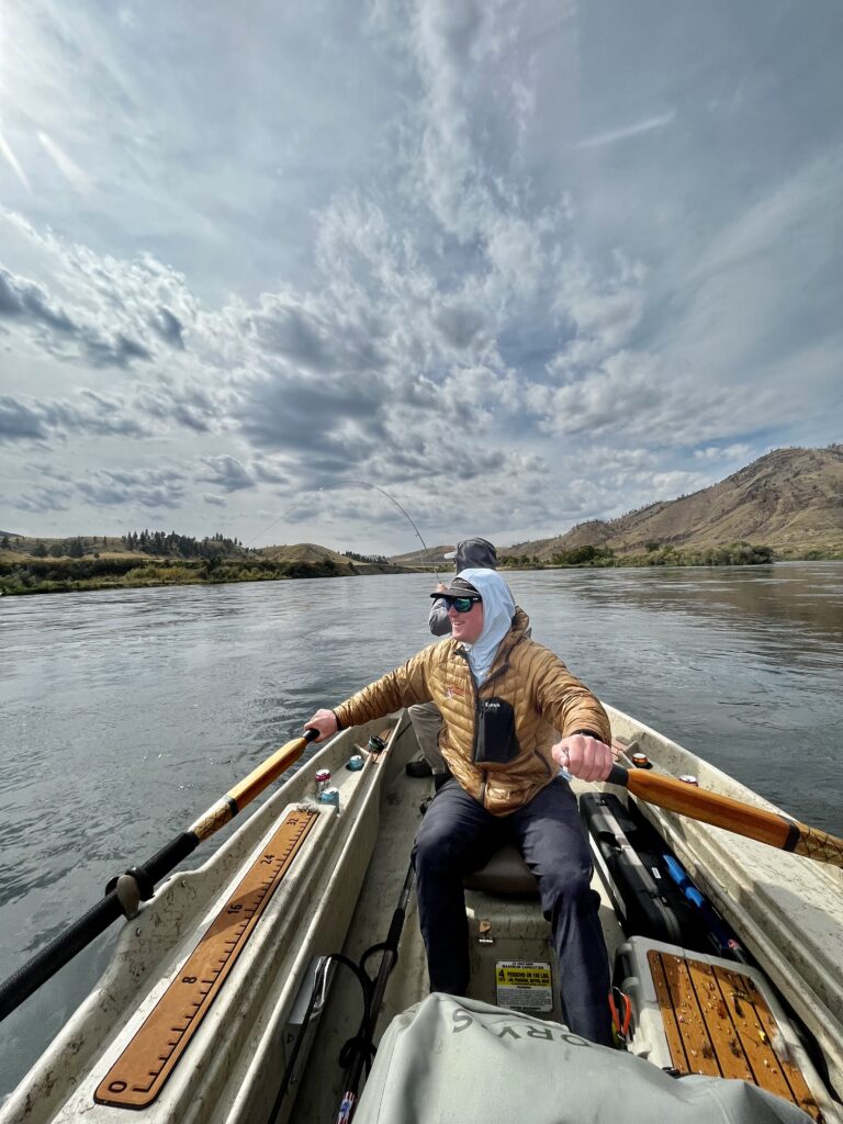 Fly Fishing from a drift boat