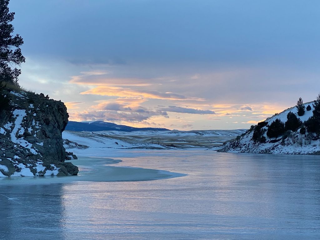 Guided ice fishing Helena Montana