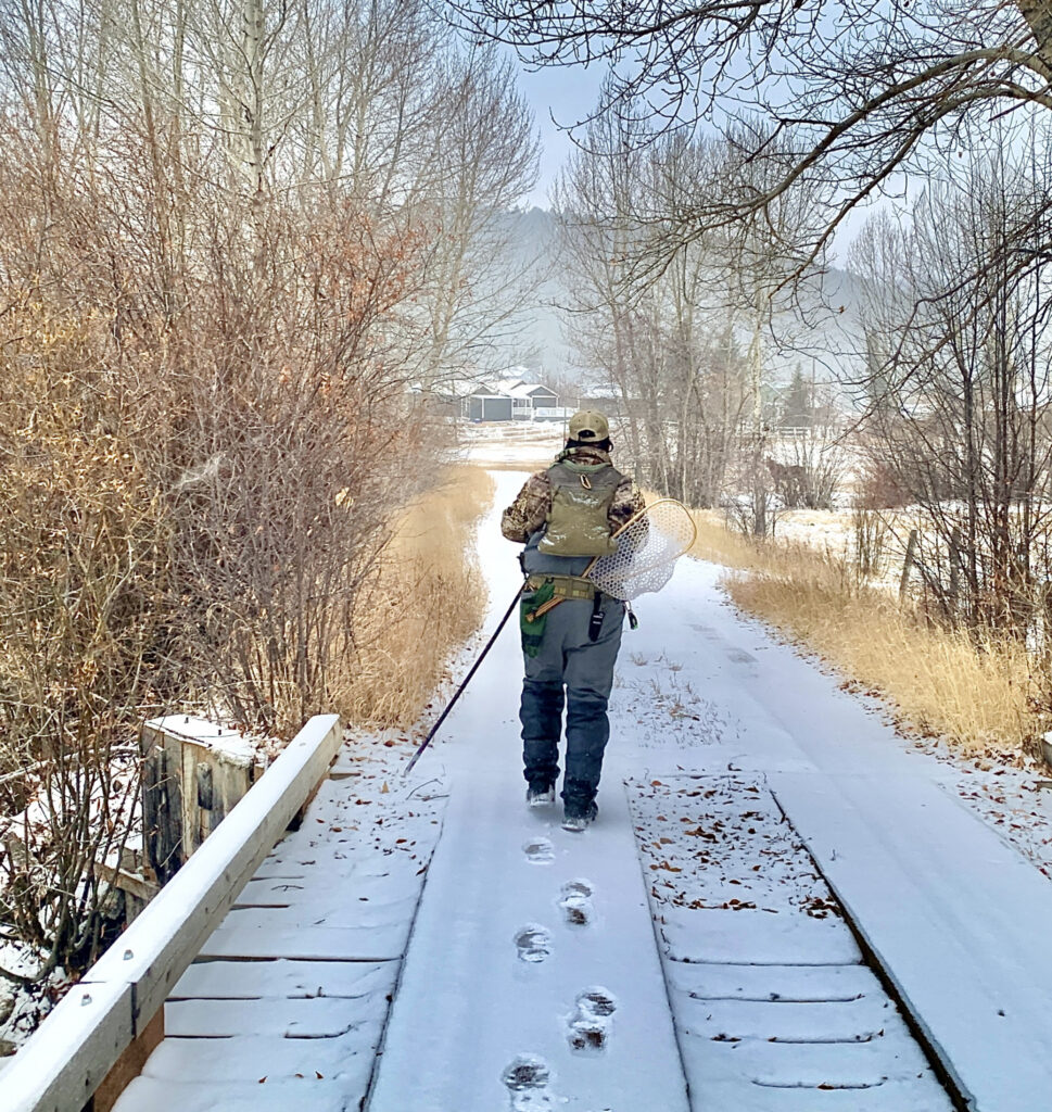 winter fishing in montana