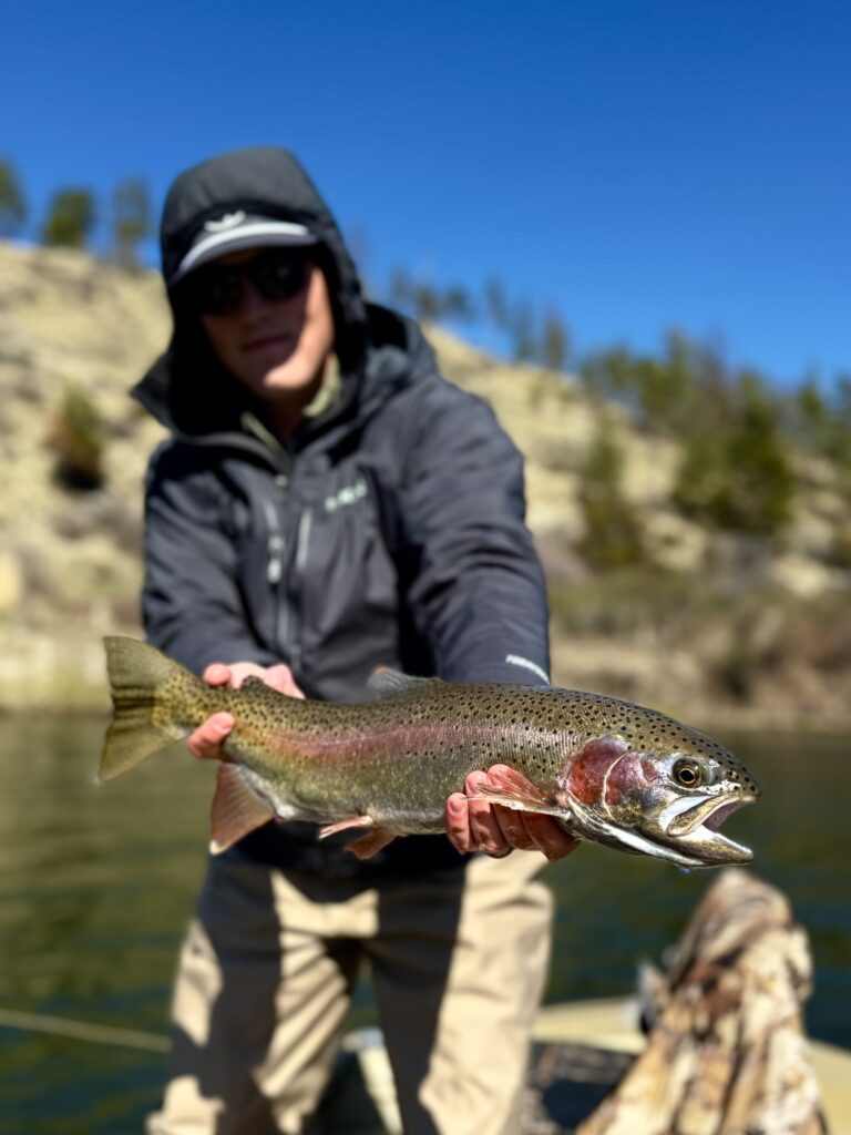 short leash nymphing the Missouri River - Craig MT