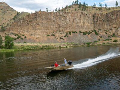 fishing the Land of the Giants- jet boat