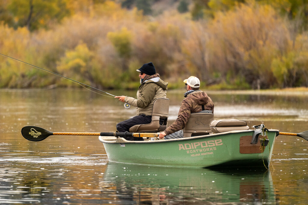 Fishing below Holter Dam