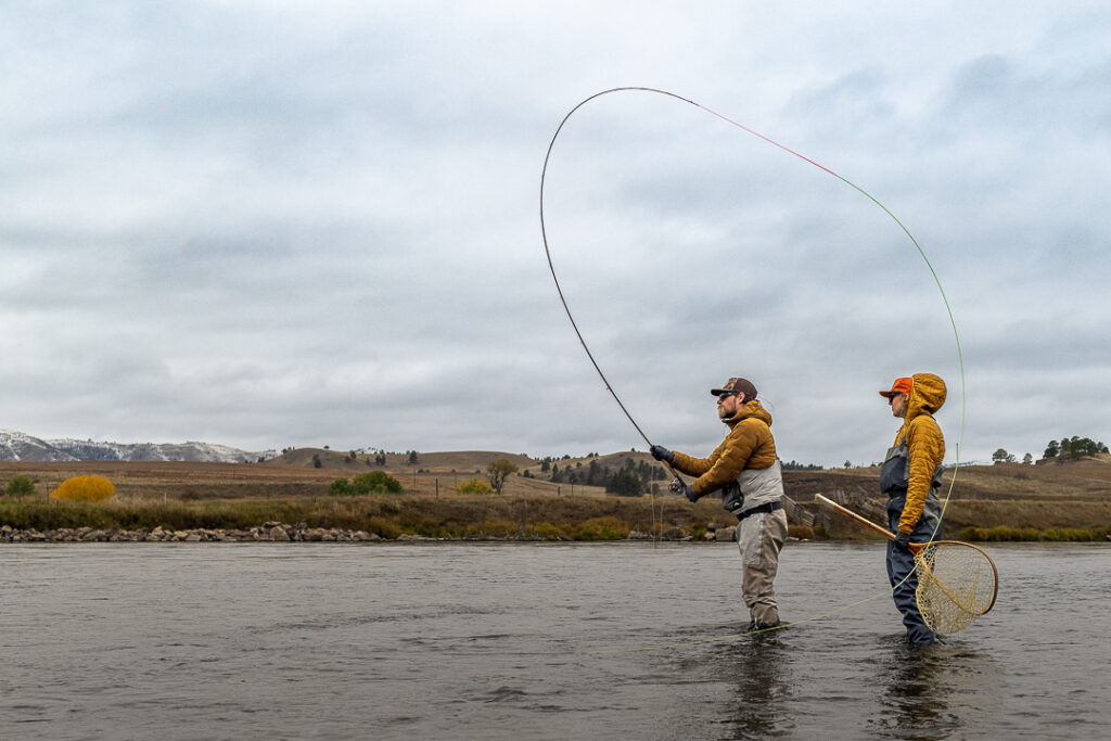 Two handed trout spey - Missouri River