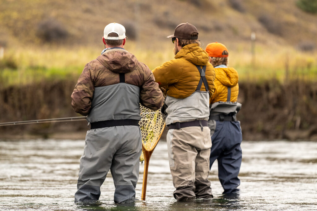 Fishing below Holter dam