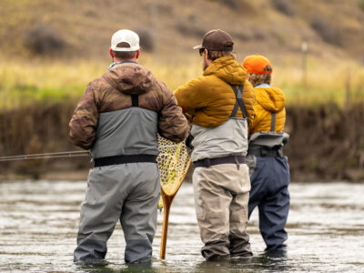 Fishing below Holter dam