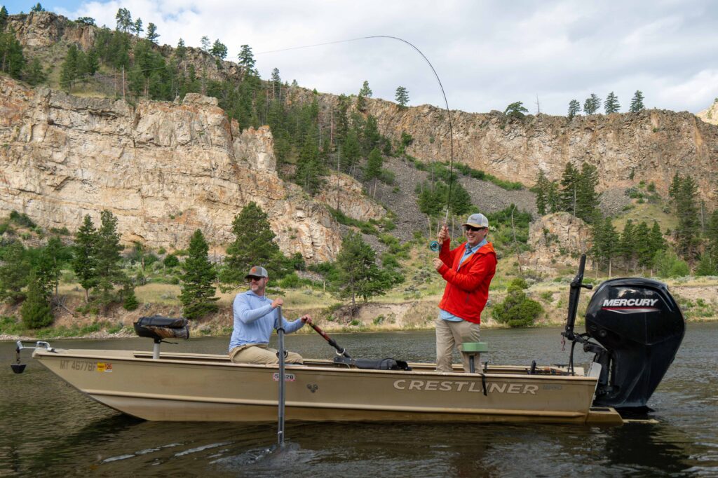 Fishing Upper Holter Lake