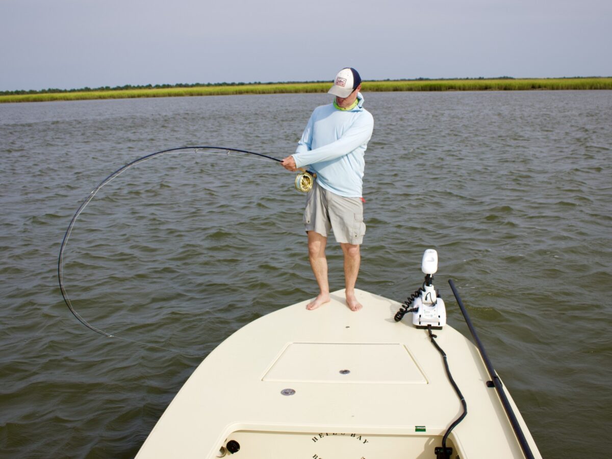 Fly Fishing Tailing Redfish