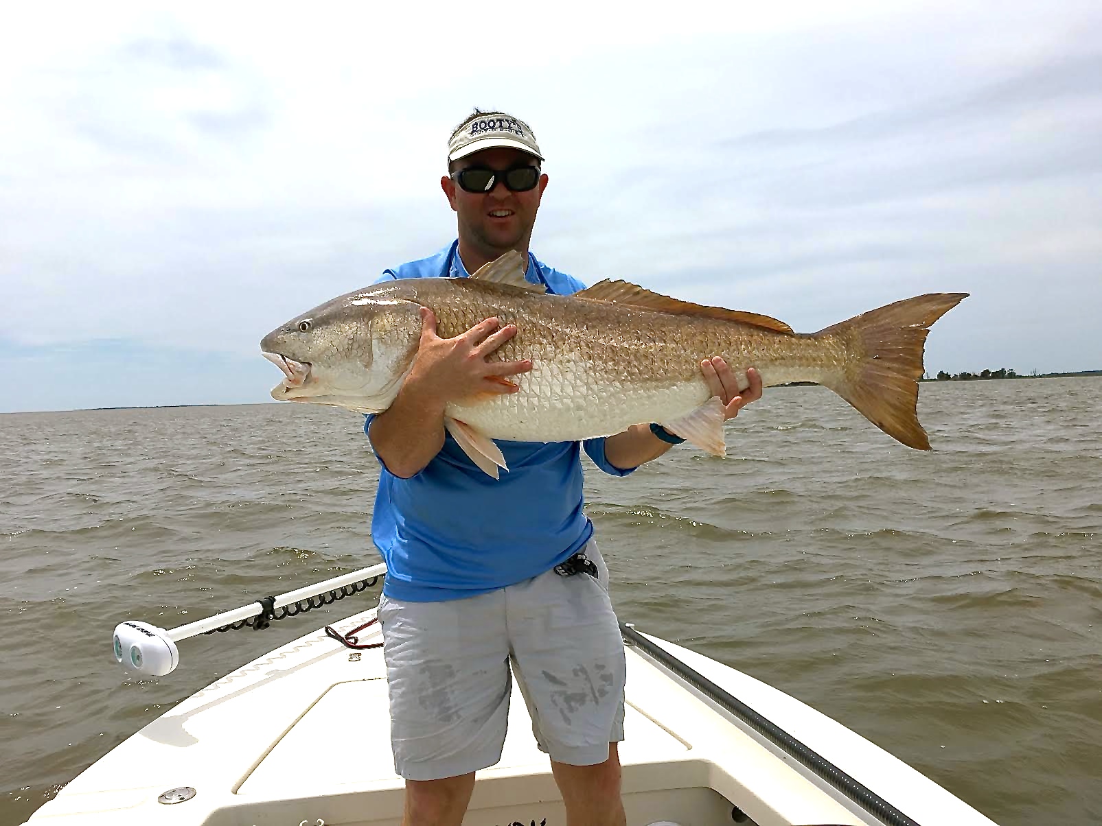 parley island fishing charter-huge redfish